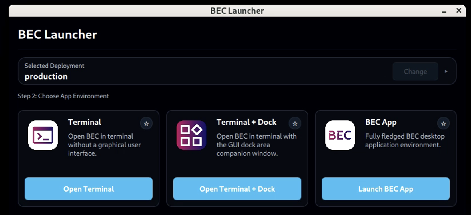 BEC launcher